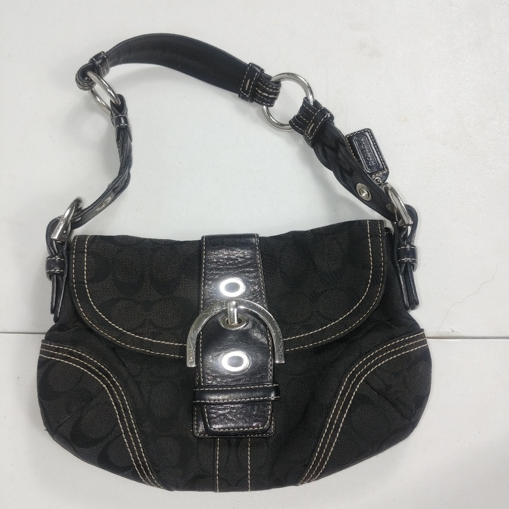  Pre Owned Small Black Coach Purse Gem